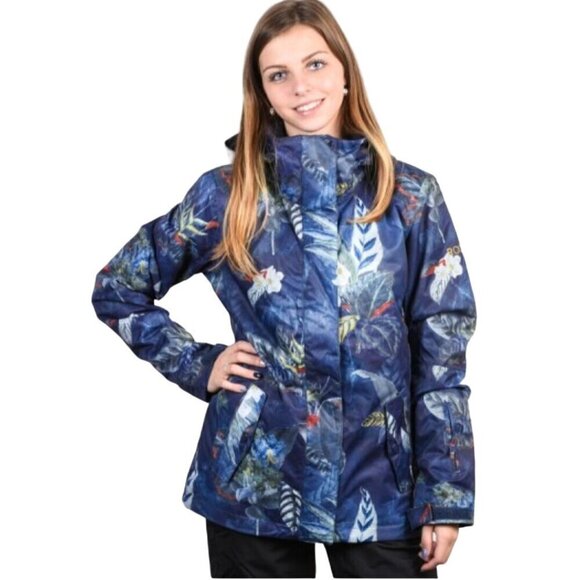 Roxy Jetty Dry Flight Snowboard Ski Jacket Orissa Floral Size M - Picture 4 of 11